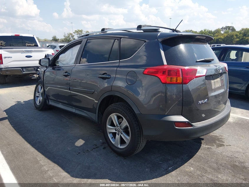 Vin: 2t3wfrev7fw228048, lot: 46637768, toyota rav4 xle 20153