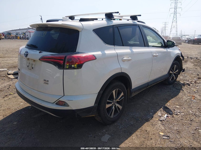 Vin: jtmrfrevxhj173786, lot: 46637773, toyota rav4 xle 20174