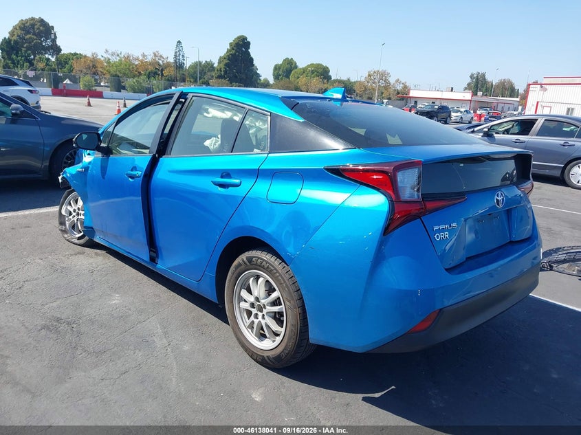 Vin: jtdkamfu3n3171578, lot: 46637775, toyota prius l 20223