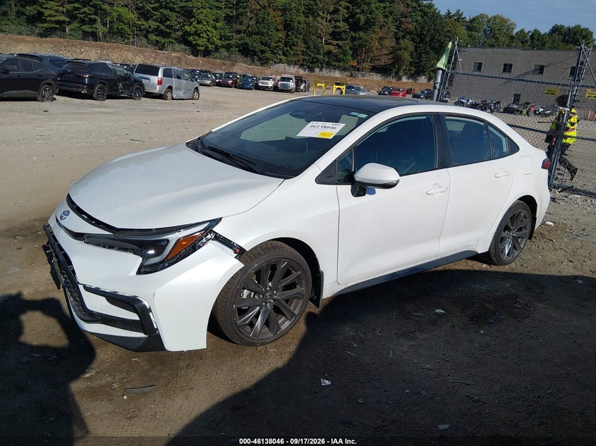 Vin: 5yft4mce8tp283628, lot: 46637780, toyota corolla xse 20262