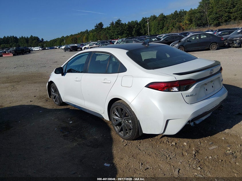 Vin: 5yft4mce8tp283628, lot: 46637780, toyota corolla xse 20263