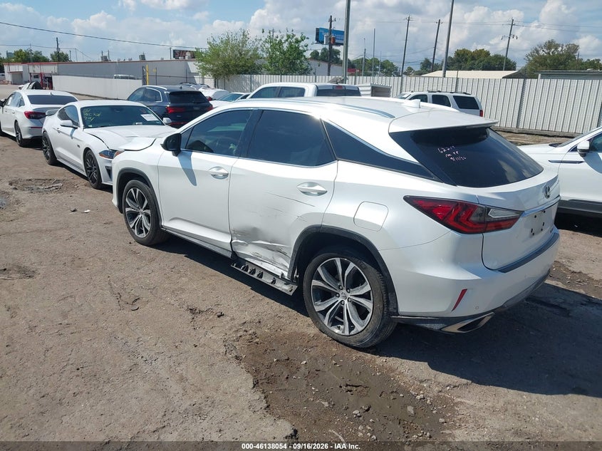 Vin: 2t2zzmca4gc032017, lot: 46637788, lexus rx 350 20163