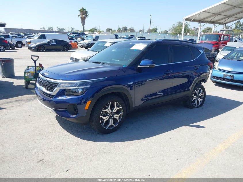 Vin: kndercaa6p7416494, lot: 46637796, kia seltos ex 20232