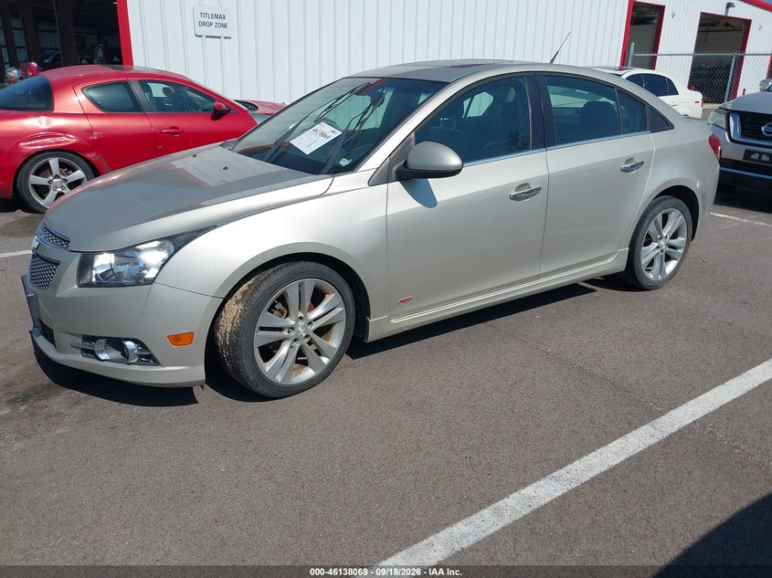 2013 Chevrolet Cruze Ltz, Normal Wear & Tear, IAAI, VIN 1G1PG5SB5D7286651 — photo 2