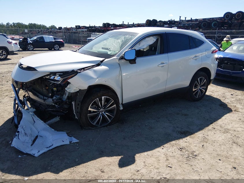 Vin: jteaaaahxnj104973, lot: 46637817, toyota venza le 20222