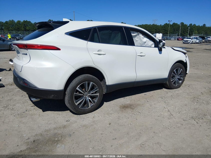Vin: jteaaaahxnj104973, lot: 46637817, toyota venza le 20224