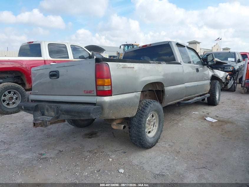 GMC SIERRA 2500 1999 VIN 1GTGK29U1XE539556