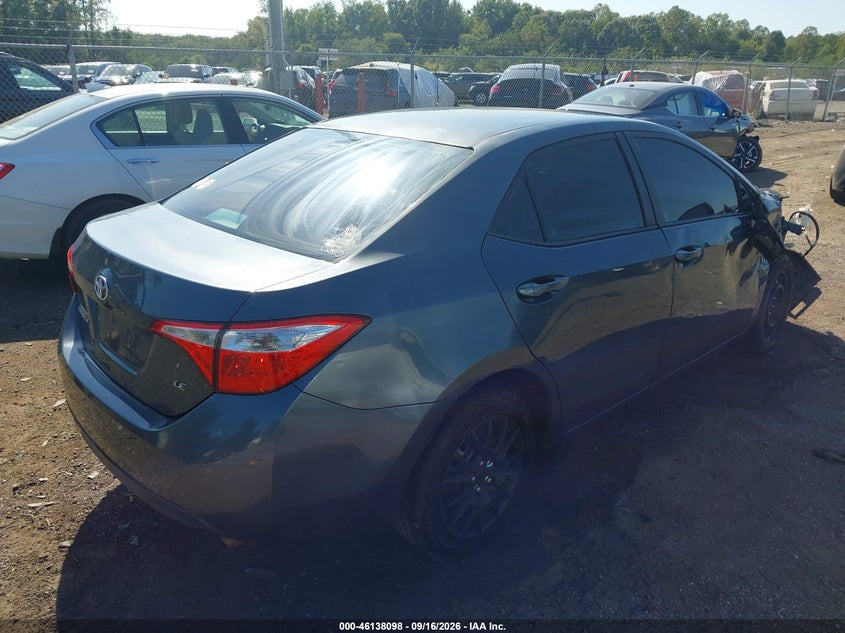 Vin: 2t1burhe4gc696508, lot: 46637832, toyota corolla le 20164