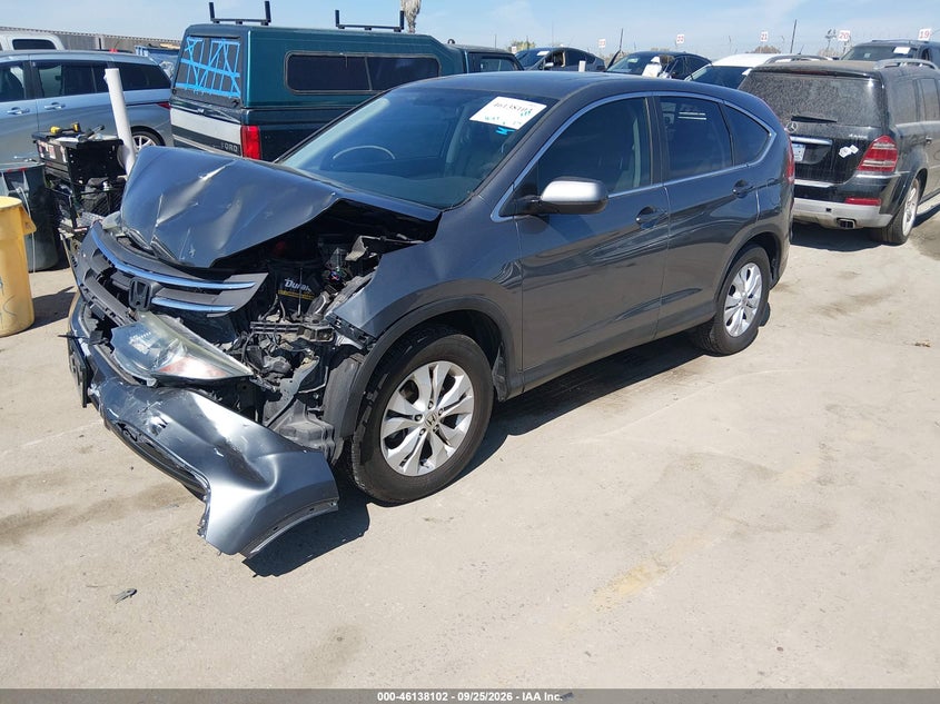 2014 Honda CR-V, Удар спереду, IAAI, VIN 3CZRM3H52EG705683 — фото 2