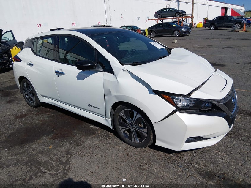 Vin: 1n4az1cp3jc304714, lot: 46637855, nissan leaf sl 2018 img_1