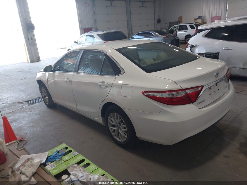 Vin: 4t1bf1fkxgu245134, lot: 46637860, toyota camry le 20163