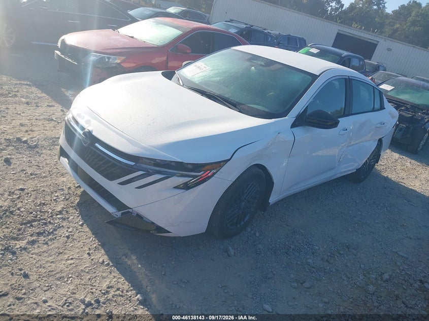 Vin: 3n1ab9cv7ty235373, lot: 46637877, nissan sentra sv 20262