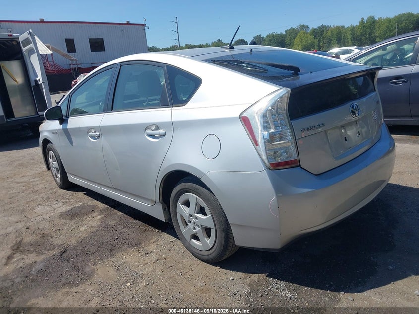 Vin: jtdkn3du8b0313518, lot: 46637880, toyota prius three 20113