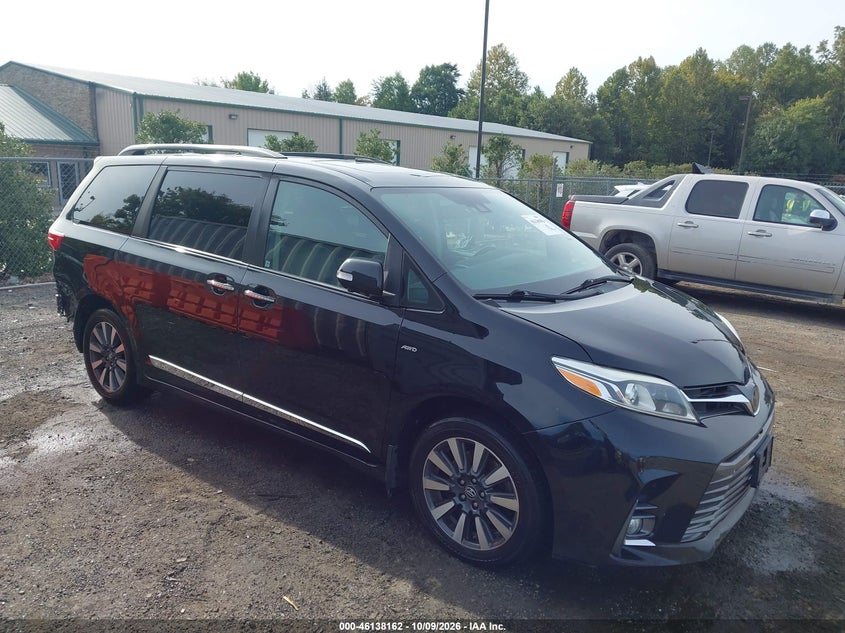 Vin: 5tddz3dc5ls230843, lot: 46637896, toyota sienna limited premium 20201