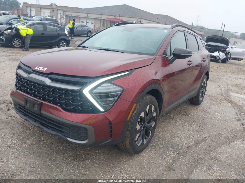 Vin: 5xyk6cdf7rg203756, lot: 46637908, kia sportage x-line 20242