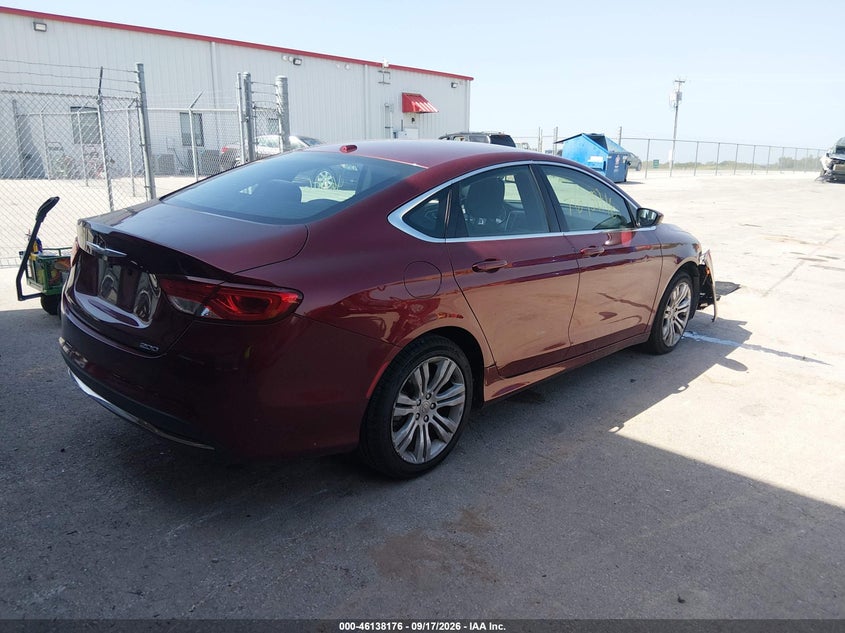 Vin: 1c3cccab5gn104720, lot: 46637910, chrysler 200 limited 20164