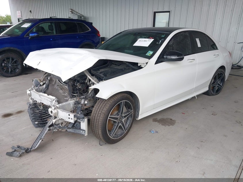 Vin: wddwf4jb9jr413313, lot: 46637911, mercedes-benz c 300 20182