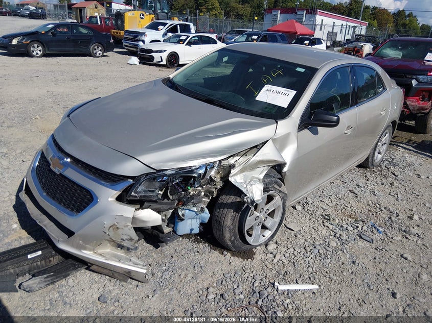Vin: 1g11b5sl5ff352637, lot: 46637914, chevrolet malibu ls 20152
