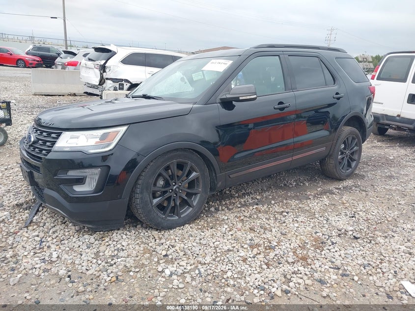 Vin: 1fm5k8d86hge21671, lot: 46637924, ford explorer xlt 20172