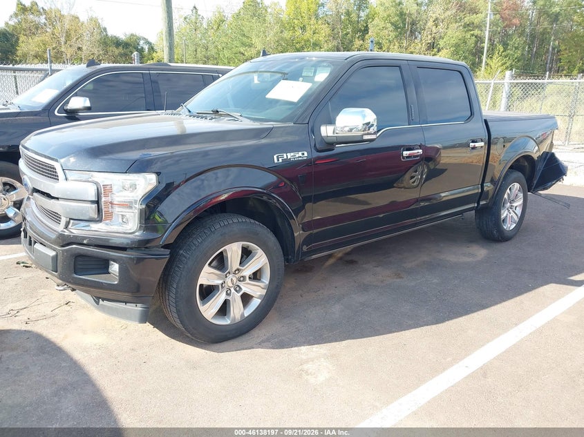 Vin: 1ftew1e44kfa51751, lot: 46637931, ford f-150 platinum 20192