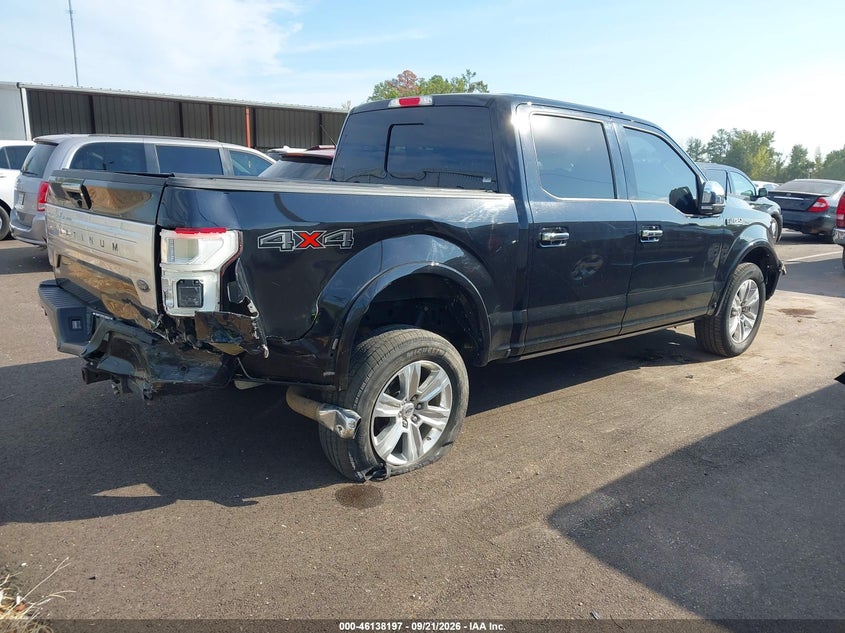 Vin: 1ftew1e44kfa51751, lot: 46637931, ford f-150 platinum 20194