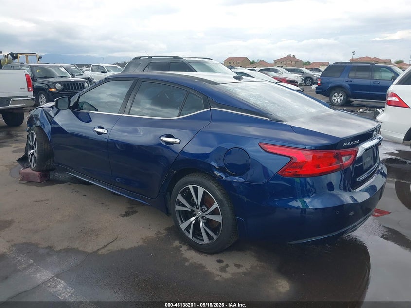 Vin: 1n4aa6ap3gc430555, lot: 46637935, nissan maxima 3.5 sl 20163