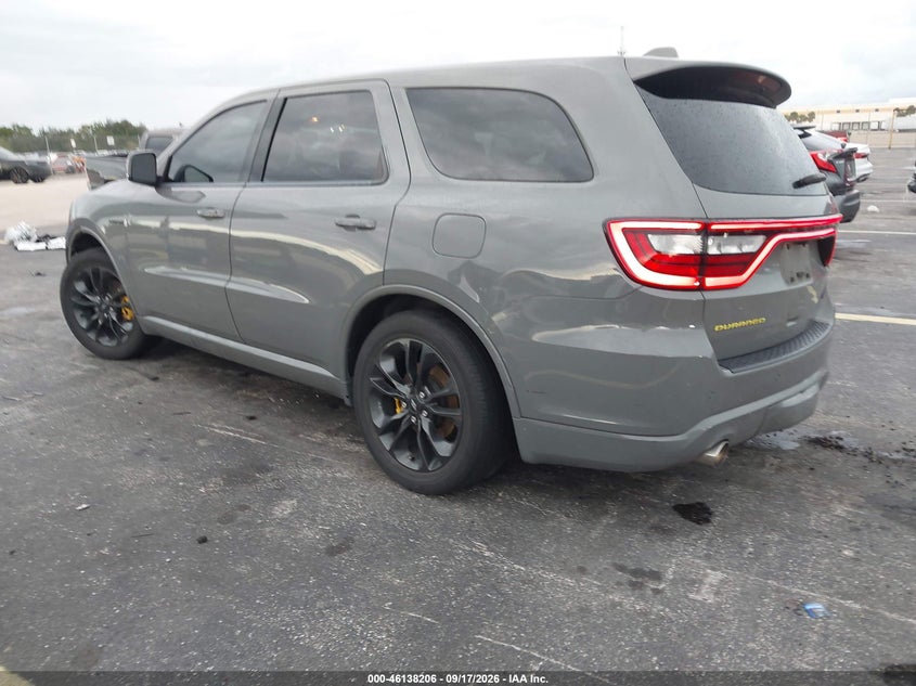 Vin: 1c4sdhct2nc130384, lot: 46637941, dodge durango r/t rwd 20223