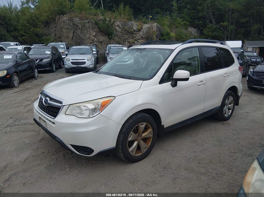 Vin: jf2sjadc9fh486447, lot: 46637953, subaru forester 2.5i premium 20152