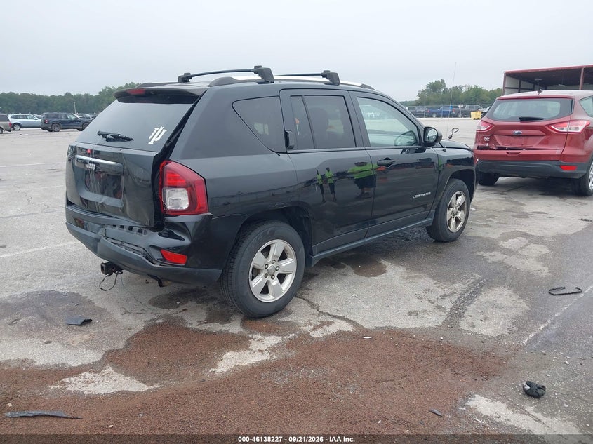 Vin: 1c4njcba6fd190897, lot: 46637961, jeep compass sport 20154
