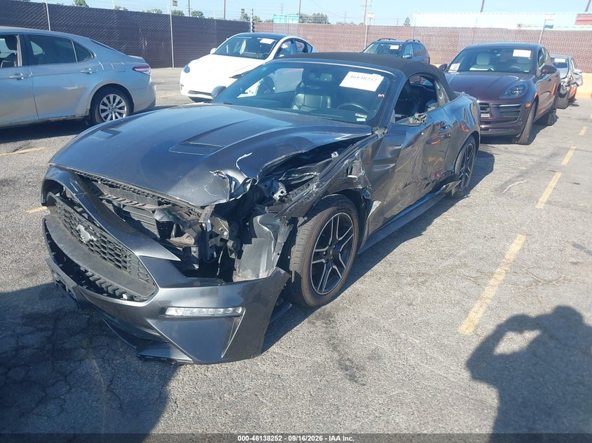 Vin: 1fatp8uh1l5125867, lot: 46637986, ford mustang ecoboost premium 20202