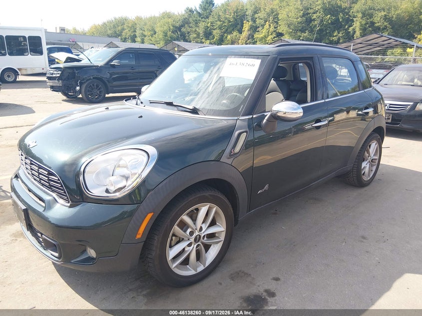 Vin: wmwzc5c57ewp39340, lot: 46637994, mini countryman cooper s 20142