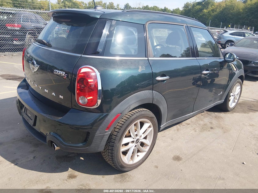 Vin: wmwzc5c57ewp39340, lot: 46637994, mini countryman cooper s 20144