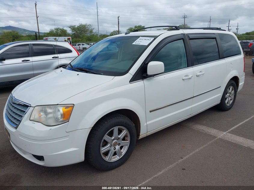 Vin: 2a4rr5d1xar136540, lot: 46637995, chrysler town & country touring 20102