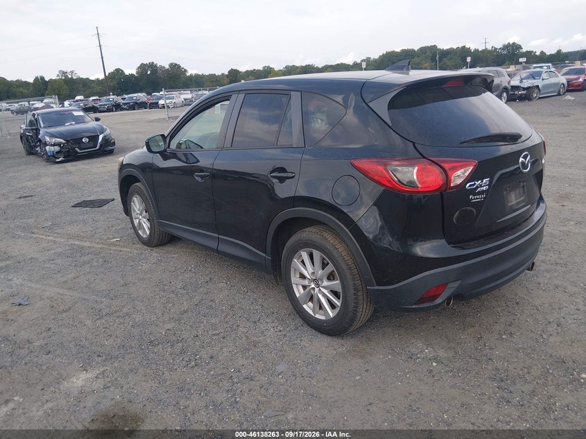 Vin: jm3ke4cy1g0606282, lot: 46637997, mazda cx-5 touring 20163