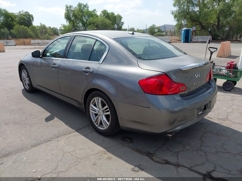 Vin: jn1cv6ap2cm625805, lot: 46638006, infiniti g37 journey 20123
