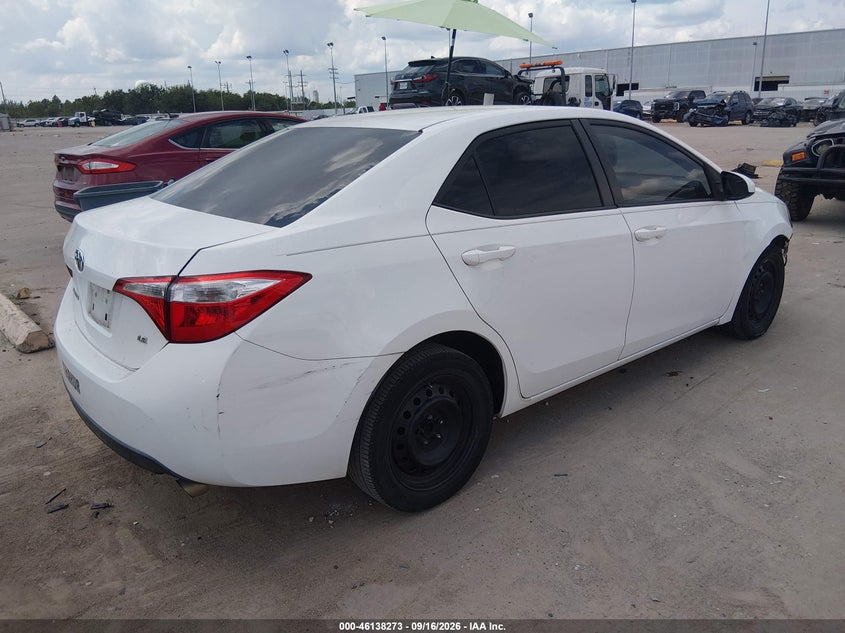 Vin: 2t1burhe0ec017783, lot: 46638007, toyota corolla le 20144