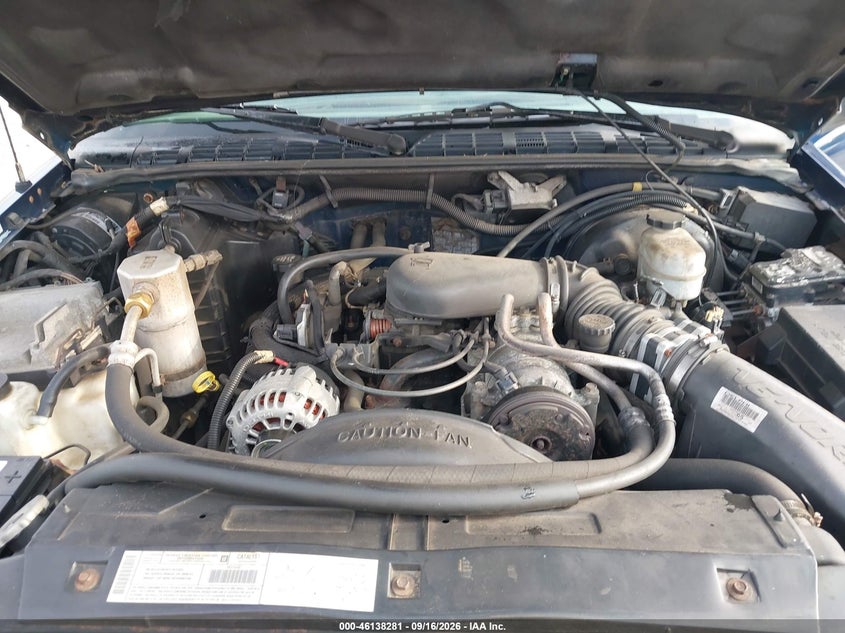 CHEVROLET S-10 2003 VIN 1GCCT19XX38188106