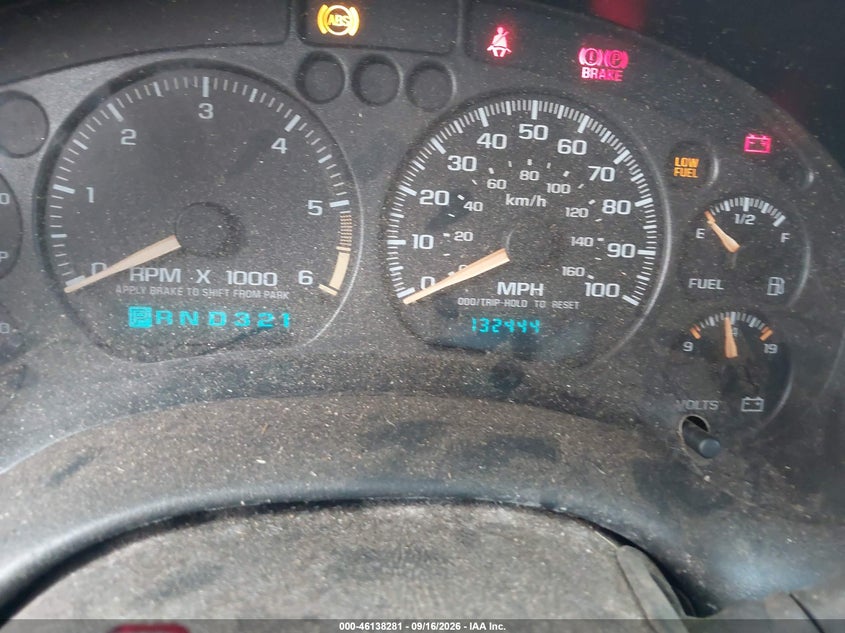 CHEVROLET S-10 2003 VIN 1GCCT19XX38188106