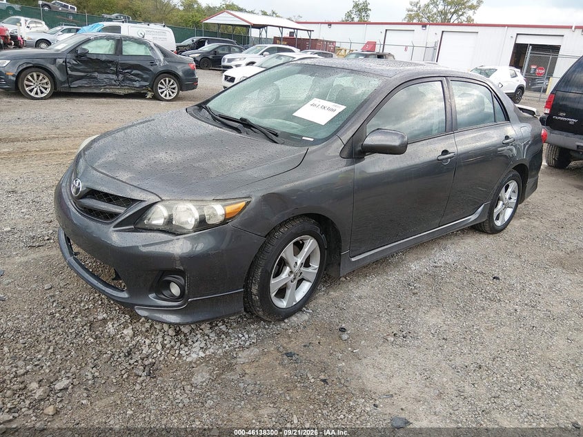 Vin: 2t1bu4ee3bc586288, lot: 46638034, toyota corolla s 20112