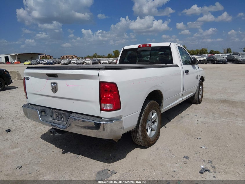 Vin: 3c6jr6dt3kg669791, lot: 46638049, ram 1500 classic tradesman  4x2 8' box 20194