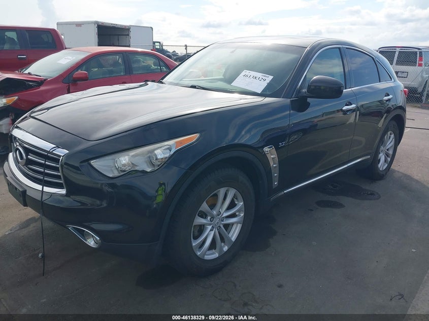 Vin: jn8cs1mw9gm752928, lot: 46638063, infiniti qx70 20162