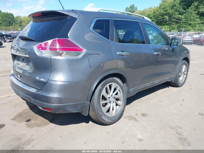 Vin: 5n1at2mv2fc801433, lot: 46638134, nissan rogue sl 20154
