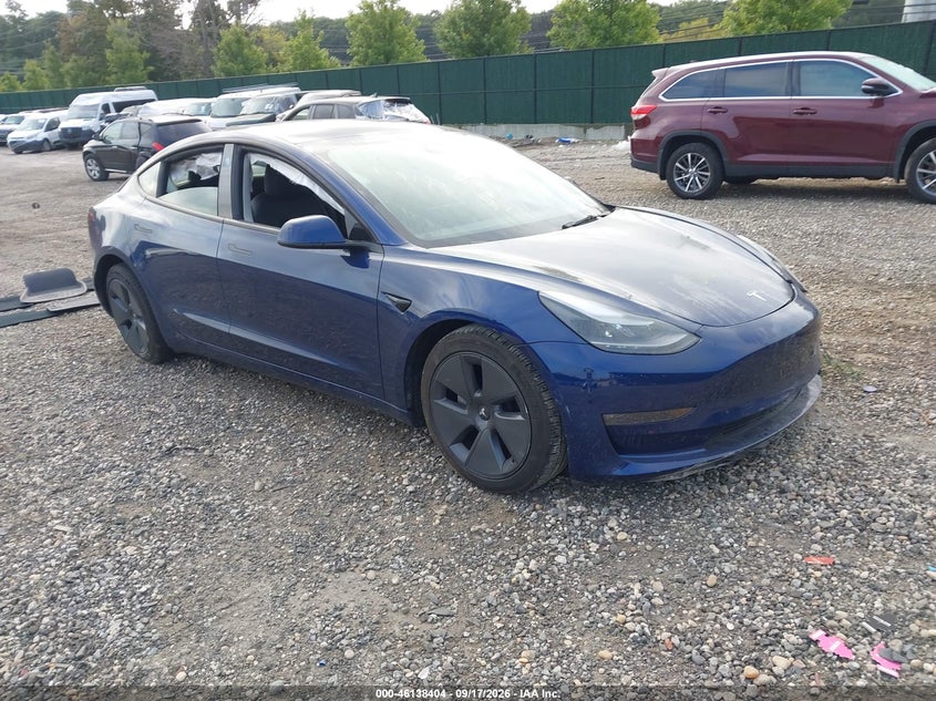 Vin: 5yj3e1eb0nf165182, lot: 46638138, tesla model 3 long range 2022 img_1