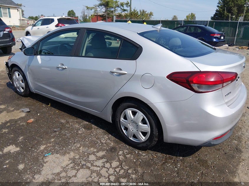 Vin: 3kpfk4a72je270041, lot: 46638167, kia forte lx 20183