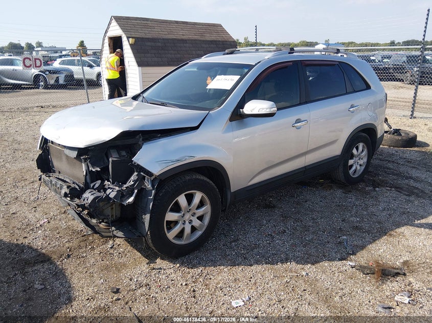 Vin: 5xykt3a12bg008915, lot: 46638170, kia sorento lx 20112