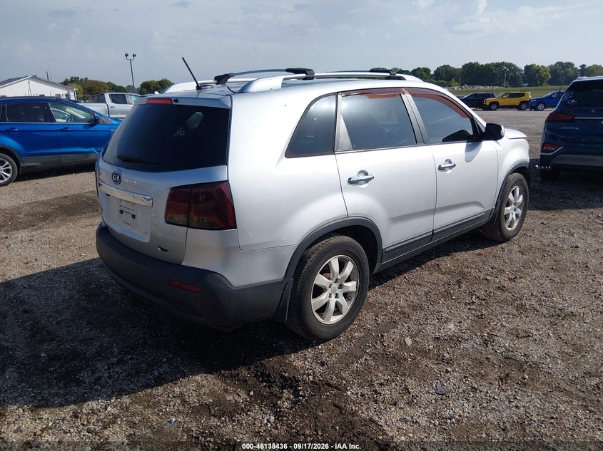 Vin: 5xykt3a12bg008915, lot: 46638170, kia sorento lx 20114