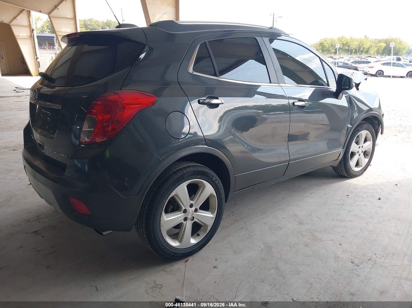 Vin: kl4cjasb4gb654944, lot: 46638175, buick encore 20164