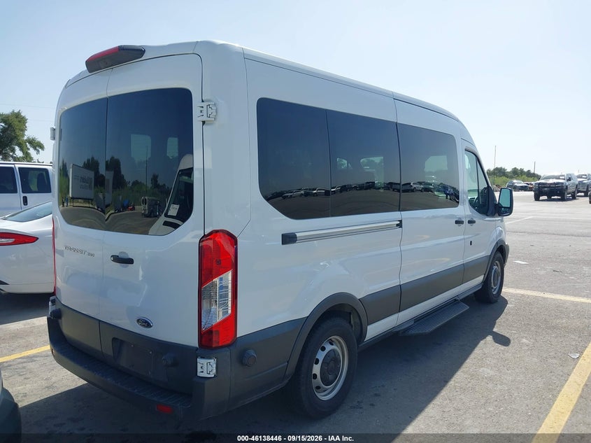 Vin: 1fbax2cm7jkb18826, lot: 46638180, ford transit-350 xl 20184