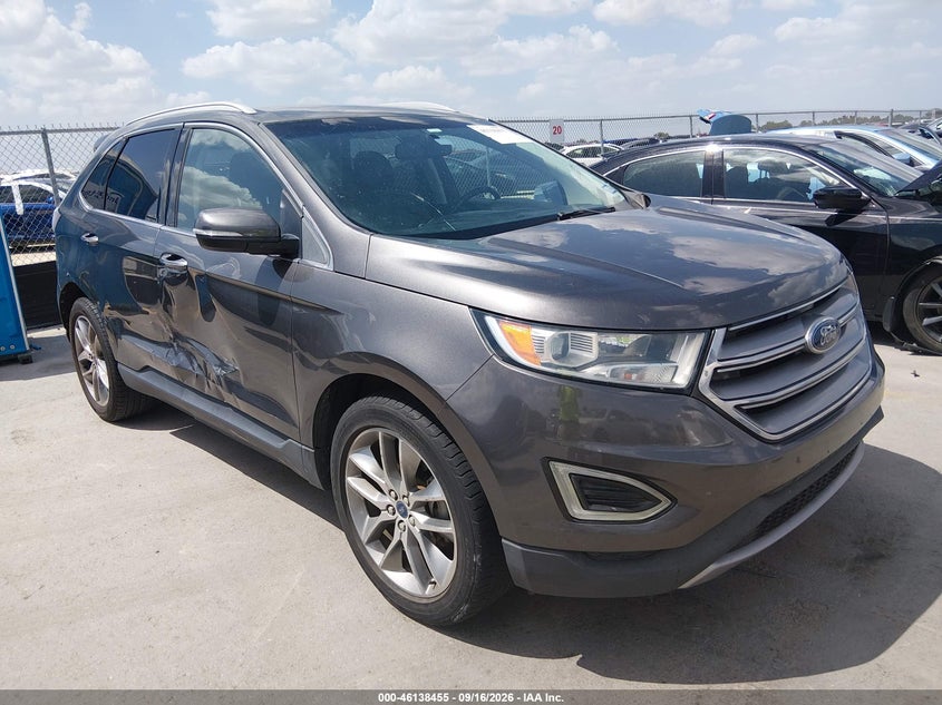 Vin: 2fmtk3k94fbc39106, lot: 46638189, ford edge titanium 2015 img_1
