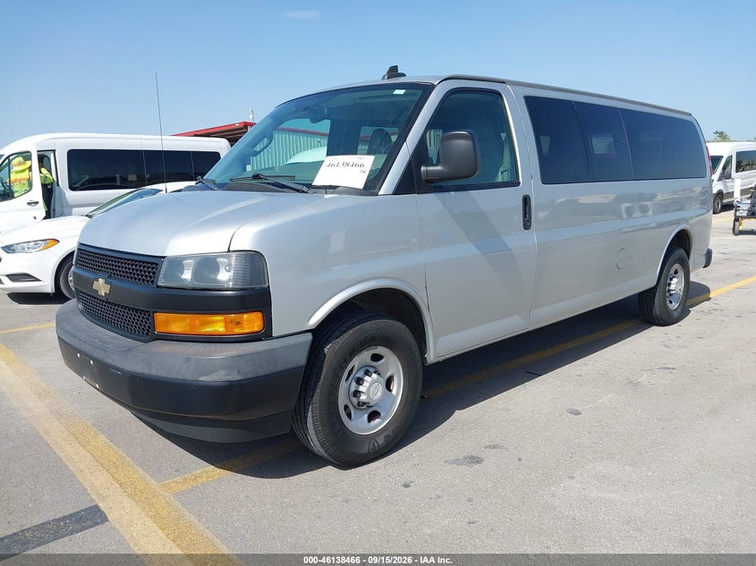 CHEVROLET EXPRESS 3500 2019 VIN 1GAZGNFG1K1332880